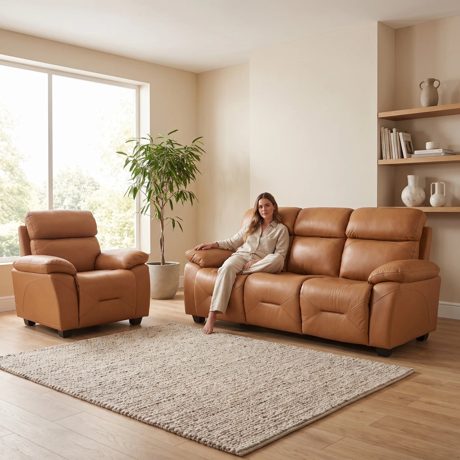 rivello-caramel-leather-3-1-upholstery-set