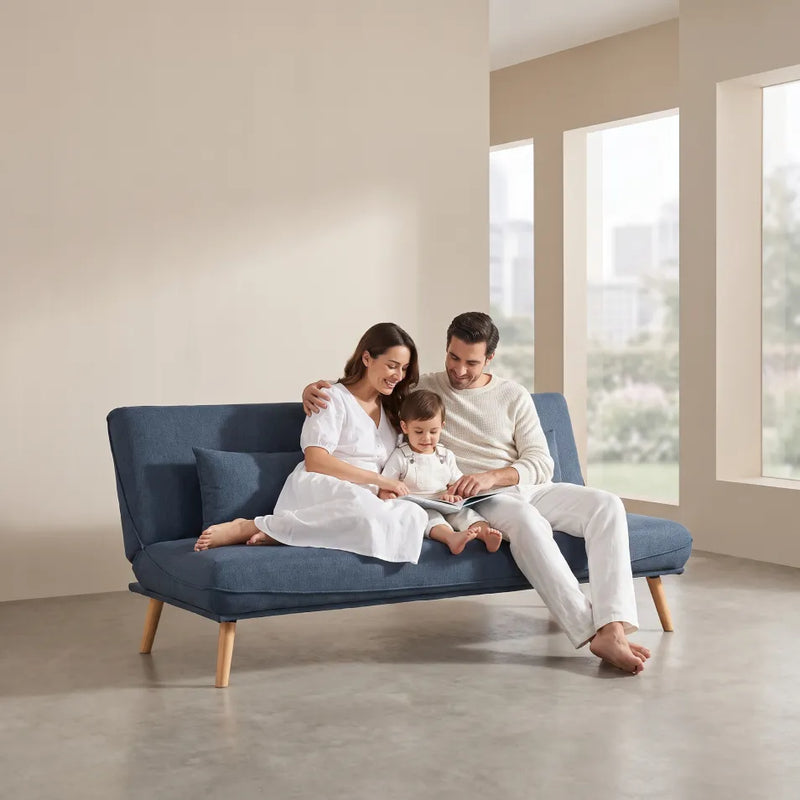 Alva Blue Sofa Bed