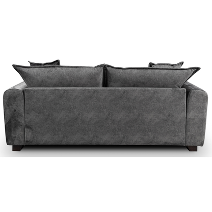 Somerford 3-seater sofa, back view on a clean white background