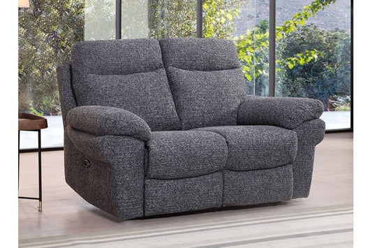 Tanya Grey Fabric Electric Recliner 2 Seater Sofa - Furniture Instore