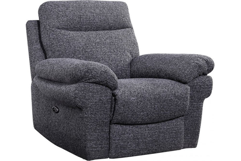Tanya Grey Fabric Electric Recliner Armchair - Furniture Instore