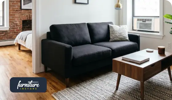 The Perfect Fit: Elevating Small Spaces with a Black 2 Seater Sofa