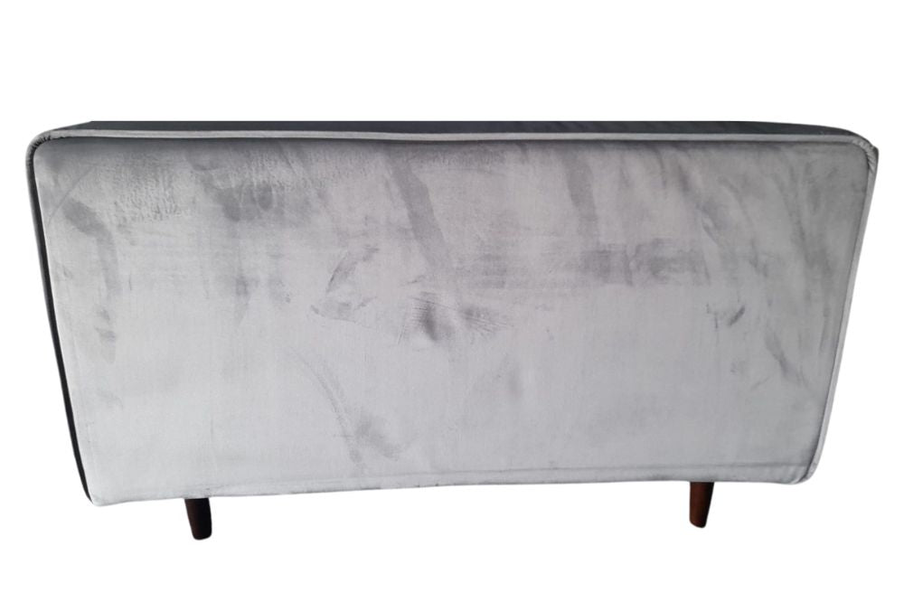 Outlet Scott Grey Velvet 2 Seater Sofa