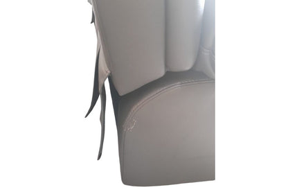 Outlet Valencia Grey Leather Manual Recliner 3 Seater Sofa