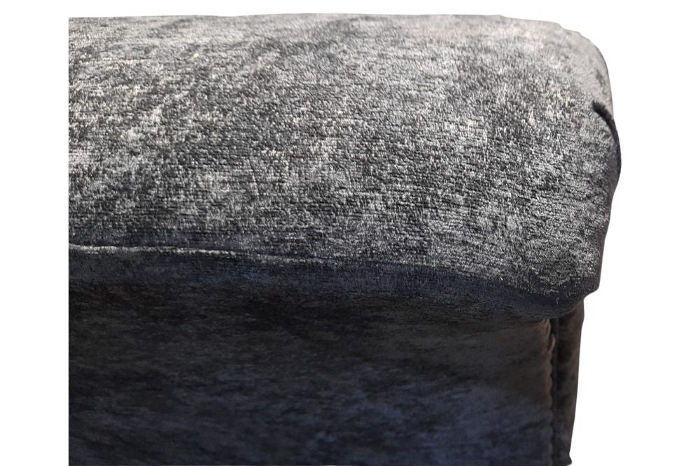 Outlet Canterbury Coal Fabric 2 Seater Sofa