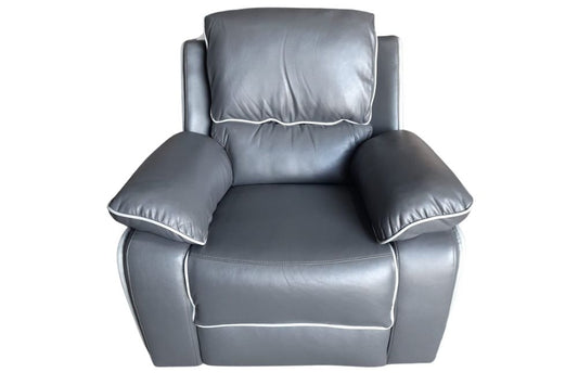 Outlet Holden Dark Grey/ Light Grey Manual Recliner Armchair