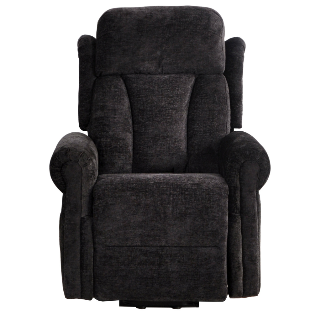 Hunson Black Fabric Rise & Recline Mobility Chair