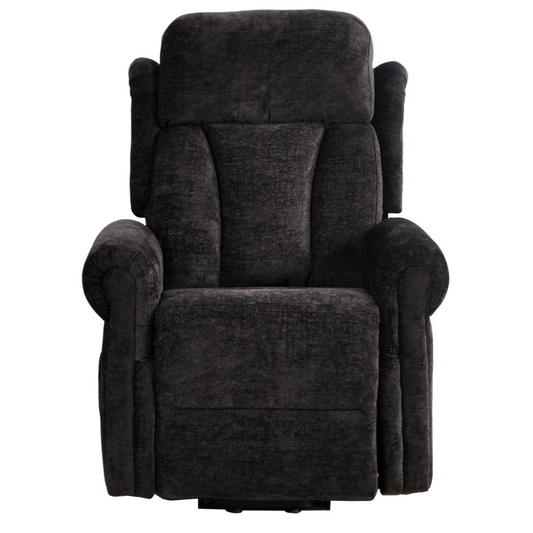 Hunson Black Fabric Rise & Recline Mobility Chair