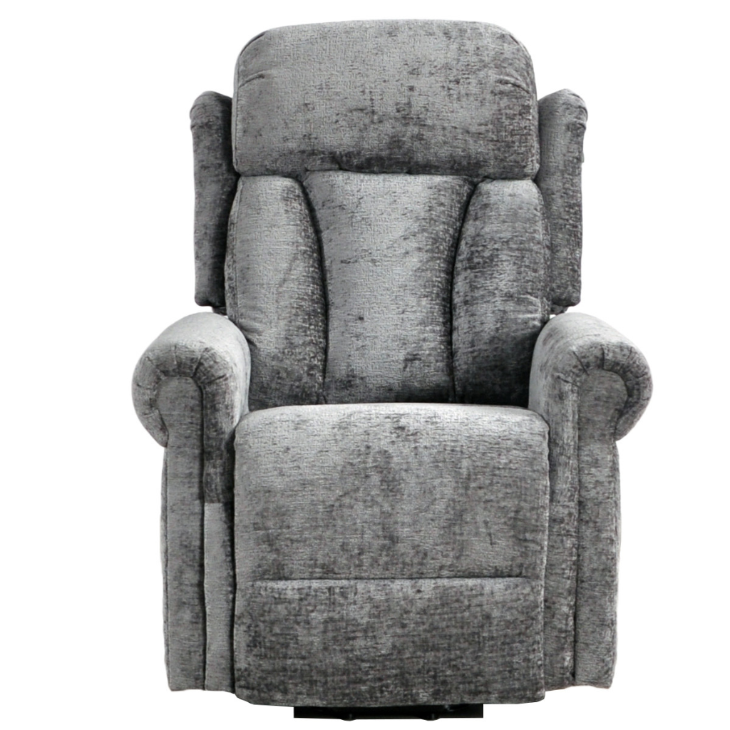 Hunson Grey Fabric Rise & Recline Mobility Chair