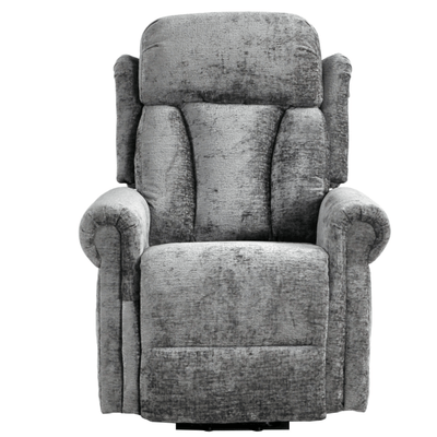 Hunson Grey Fabric Rise & Recline Mobility Chair
