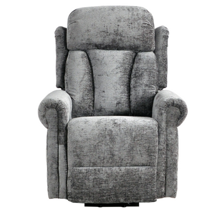Hunson Grey Fabric Rise & Recline Mobility Chair