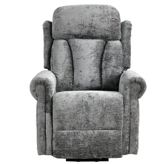 Hunson Grey Fabric Rise & Recline Mobility Chair