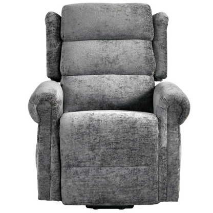 Kingsbury Grey Fabric Rise & Recline Mobility Chair