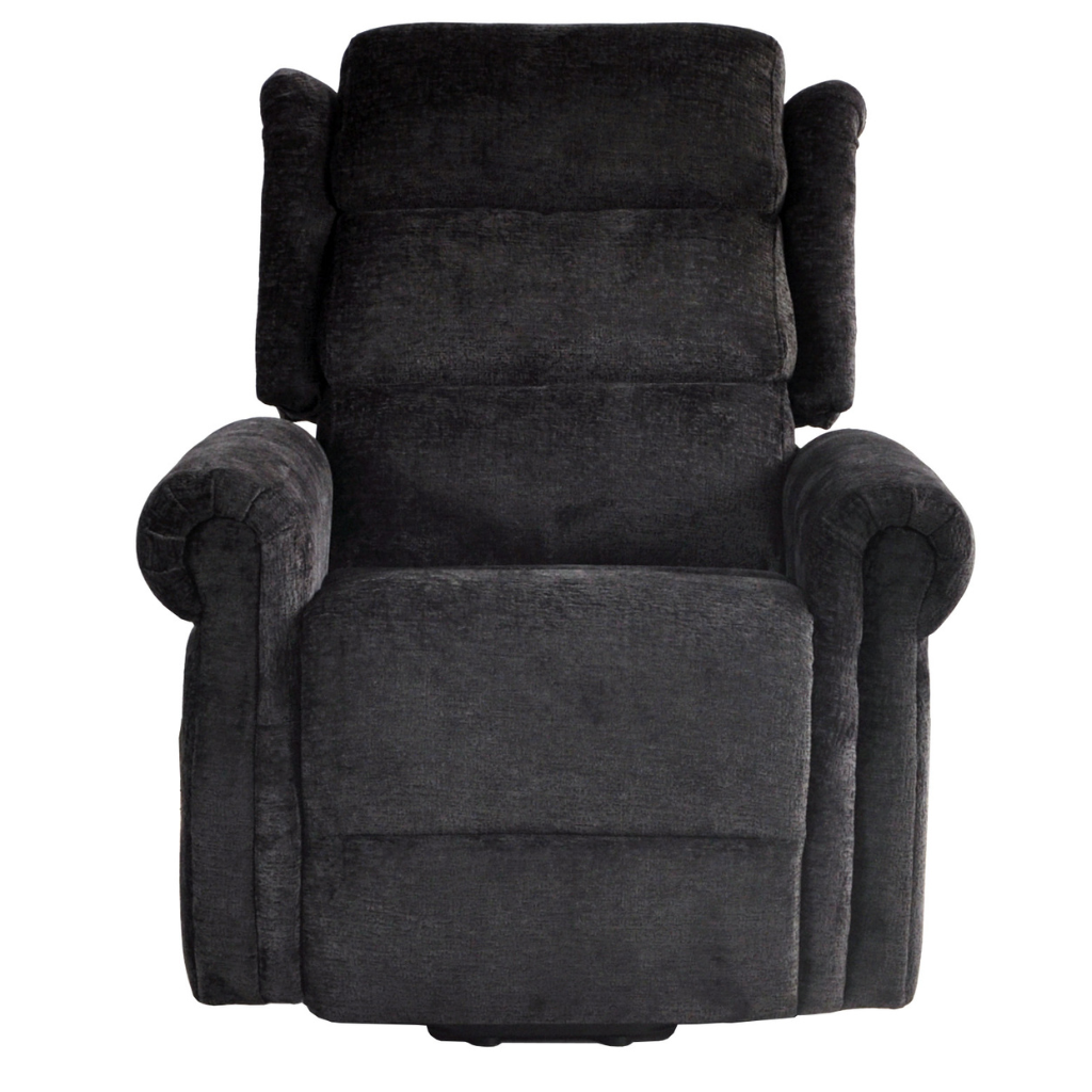Kingsbury Black Fabric Rise & Recline Mobility Chair