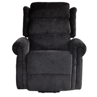 Kingsbury Black Fabric Rise & Recline Mobility Chair