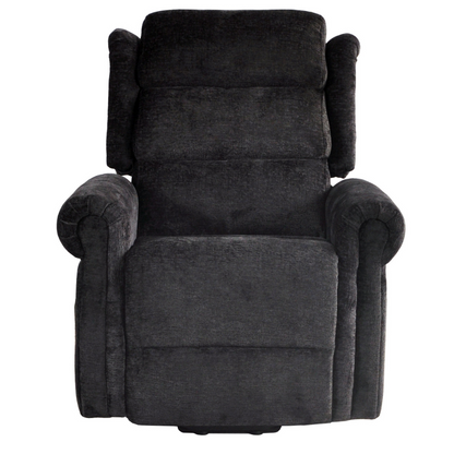 Kingsbury Black Fabric Rise & Recline Mobility Chair