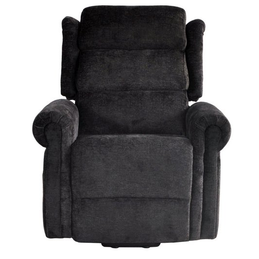 Kingsbury Black Fabric Rise & Recline Mobility Chair