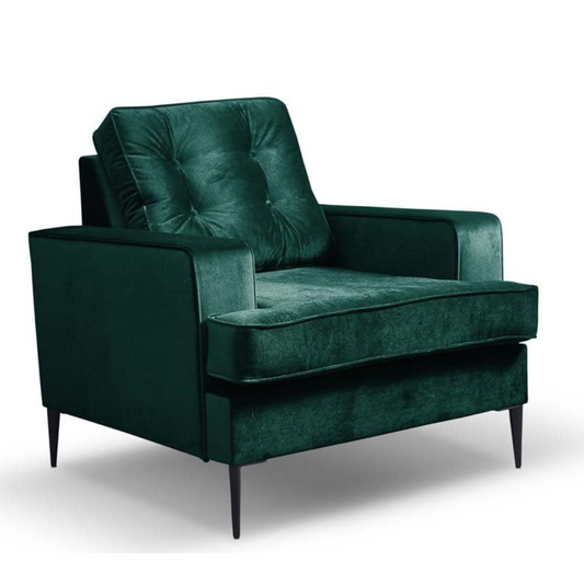 Amy Green Velvet Armchair