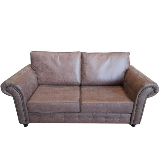 Outlet Oakland Tan Fabric  2 Seater Sofa