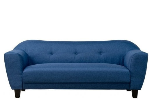 Outlet Cassie Blue Fabric 3 Seater