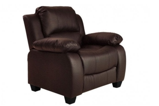 Outlet Valerie Brown Leather Armchair