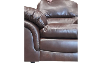 Outlet Verona Brown Leather Armchair