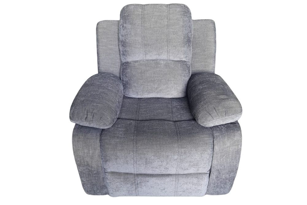 Outlet Valencia Grey Charcoal Fabric Armchair