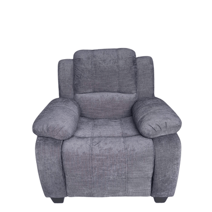 Outlet Valerie Charcoal Fabric Armchair - Furniture Instore