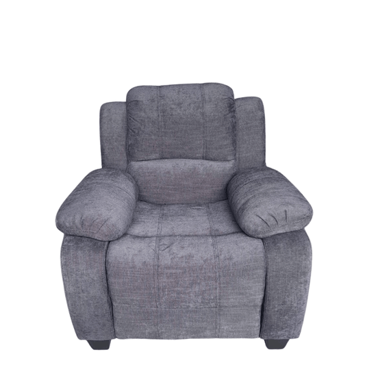 Outlet Valerie Charcoal Fabric Armchair - Furniture Instore