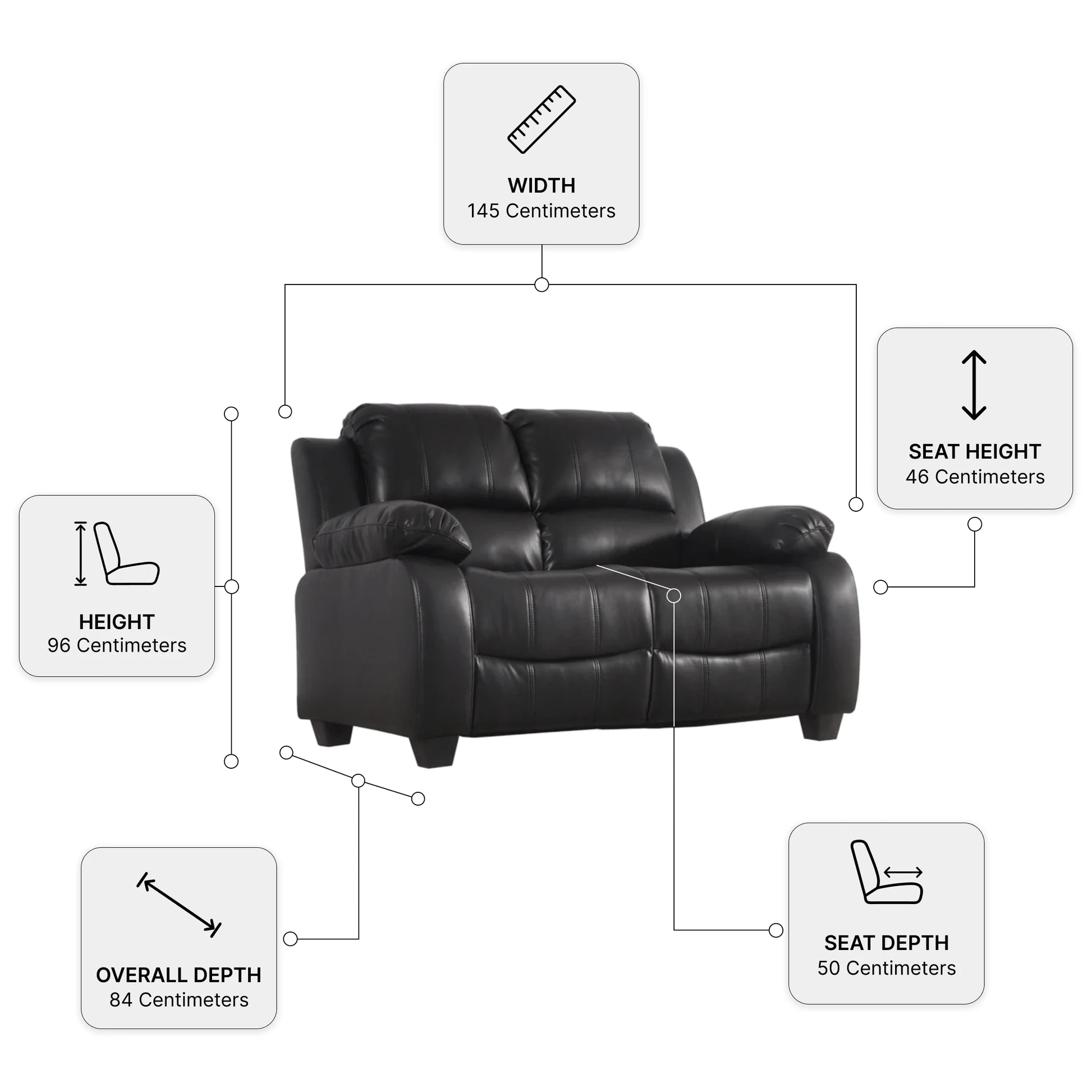valerie-black-leather-measurement-2-seater-sofa-set