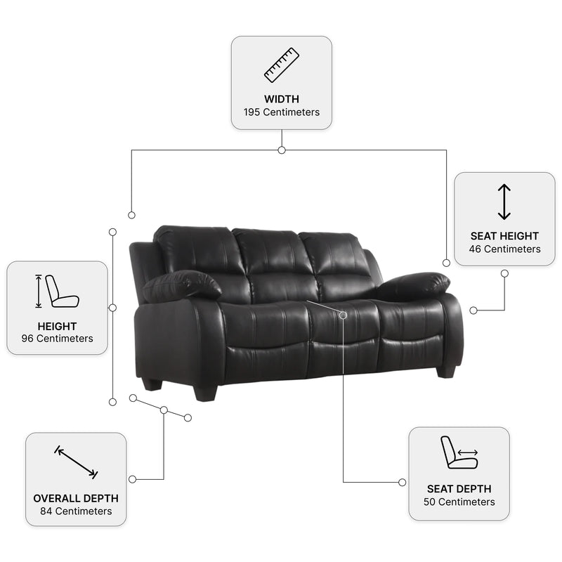 valerie-black-leather-measurements-3-seater-sofa