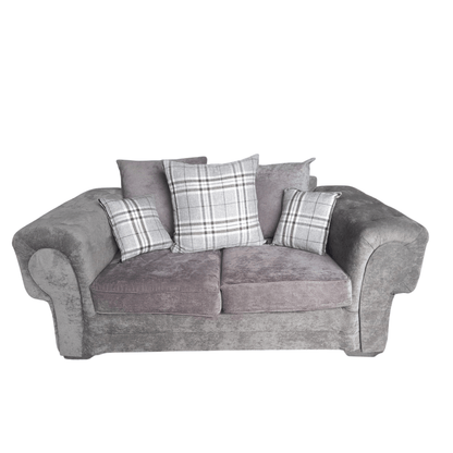Outlet Verona Scatter Grey Fabric 2 Seater Sofa - Furniture Instore