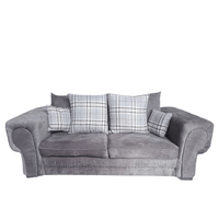 Outlet Verona Scatter Grey Fabric 3 Seater Sofa - Furniture Instore