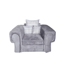 Outlet Verona Scatter Grey Fabric Armchair - Furniture Instore