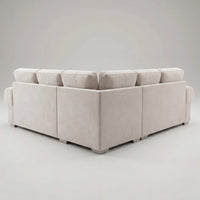 Verona Fabric High Back Cream