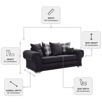 verona-scatter-black-fabric-3-1-seater-sofa-set-3-seater-measurement-diagram
