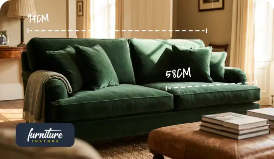 What Are Standard 2 Seater Sofa Dimensions in the UK?