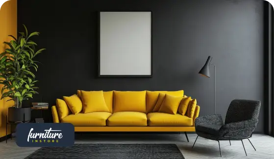 What Colours Go With a Black Sofa?