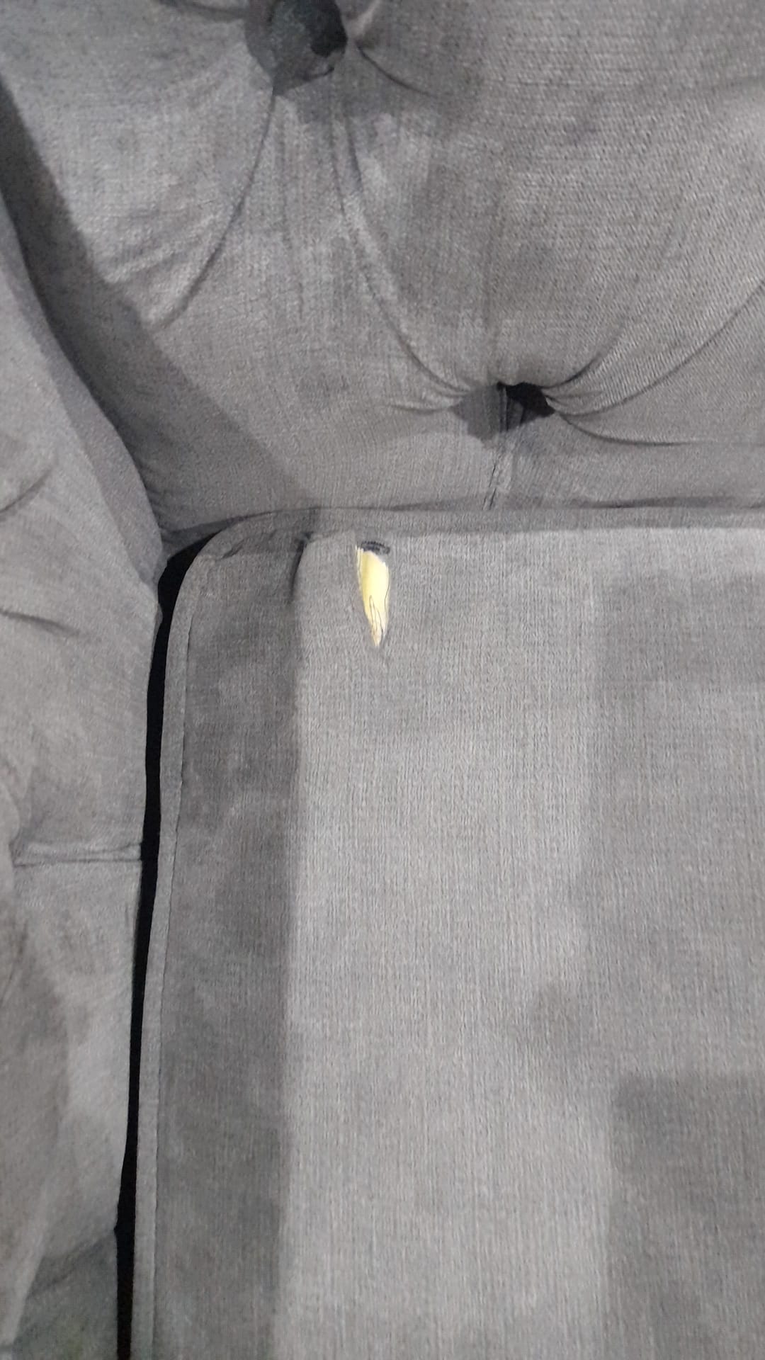 Outlet Chesterfield Grey Fabric 2 seater Sofa