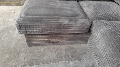 Outlet Dylan Grey Fabric Left Hand Corner Sofa