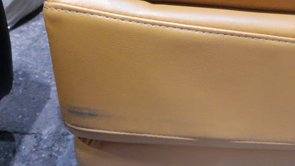 Outlet Islington Mustard Leather 2 Seater Sofa