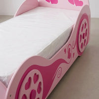 Pink Car Themed Single Bed