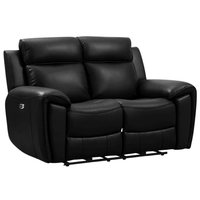 Annecy Genuine Leather Black Electric Power Recliner 3+2+1 Seater Sofa Set - Furniture Instore