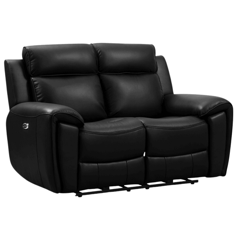 Annecy Genuine Leather Black Electric Power Recliner 3+2+1 Seater Sofa Set - Furniture Instore