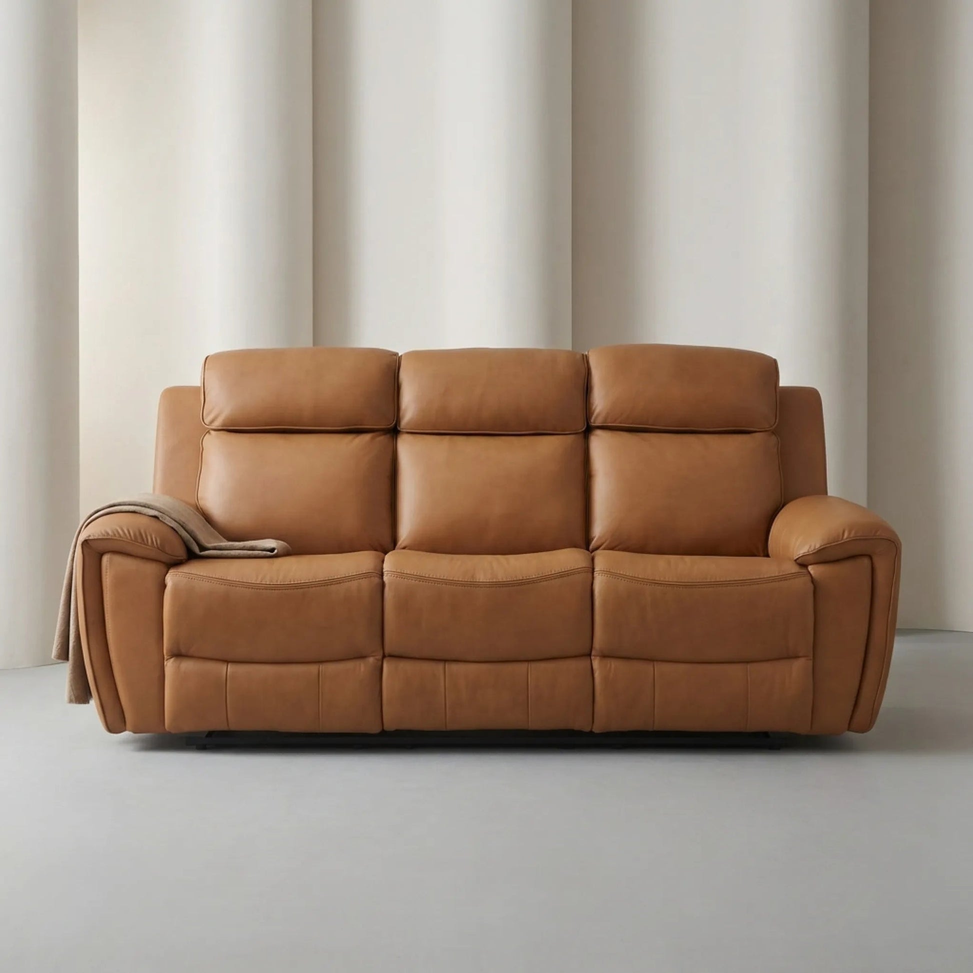 Comfortable power recliner sofa