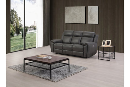 Annecy Genuine Leather Grey Electric Power Recliner 3+2 Seater Set