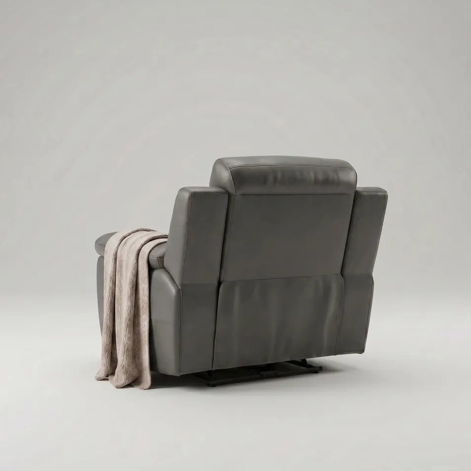 grey-leather-electric-recliner-armchair