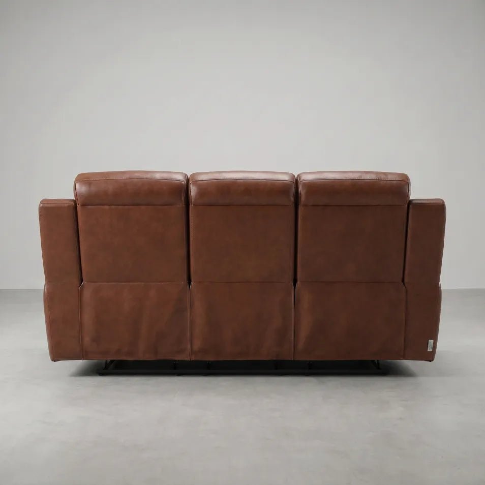 Annecy Tan Leather Electric Recliner 3+2 Sofa Set