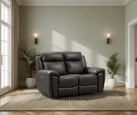 Annecy Genuine Leather Grey Electric Power Recliner 3+2+1 Seater Sofa Set - Furniture Instore