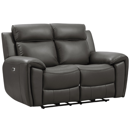 Annecy Genuine Leather Grey Electric Power Recliner 3+2+1 Seater Sofa Set - Furniture Instore